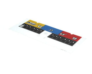 Zinc Overlay Label 3 Fries by Pitco – Zinc, Silver, Model A6096201