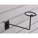 Slatwall Hat Display Black by Retail Resource – Model SHATB