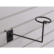 Slatwall Hat Display Black by Retail Resource – Model SHATB
