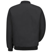 Men's Solid Team Jacket by Red Kap – X-Large, Polyester, Black, Model JT38BK RG XL