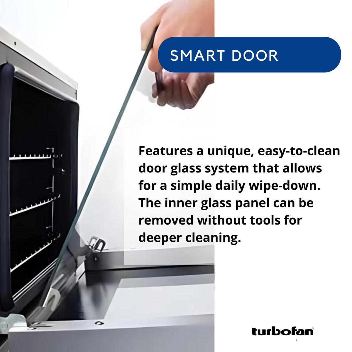 Turbofan E33 Full Size Countertop Electric Convection Ovens w/Stand by Moffat – Stainless Steel, Model E33T5/2C-240V