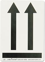 Labelmaster L22 Black Arrows Up Air Label, 3 1/4" x 4 1/2" (Pack of 500)