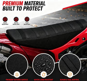 Motorcycle Seat Cover for Cobra CX50 FWE 30th Anniversary by freenximi – normal, Black, Model 175579_FShengli-26773318-03