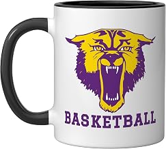 Bloomfield High School Indians Basketball Ceramic Mug, Black/White, 11oz