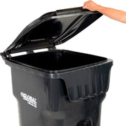 Mobile Heavy Duty Trash Container by OTTO – 95 Gallon, 95.0 gallons, Polyethylene, Gray, Model 237281GY