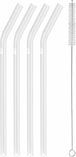 ZWILLING Sorrento 5-pc Bent Glass Straw Set - Clear