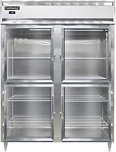 DL2FE-GD-HD Designer Line Extra-Wide Two Section Reach In Glass Door Freezer, 57" W, Half-Height Doors
