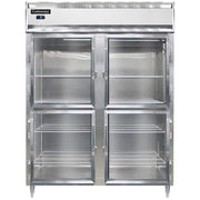 DL2FE-SA-GD-HD Designer Line Extra-Wide Two Section Reach In Glass Door Freezer by Continental Refrigerator – Commercial Grade
