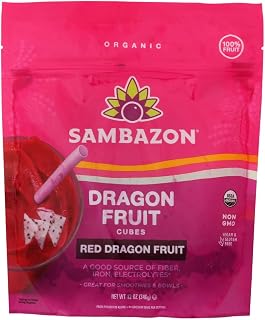 Sambazon Dragon Fruit Cubes Organic, 12 Ounce