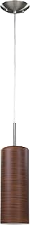 Canarm LTD. IPL380A01BPT Lola 1 Bulb Mini Pendant Light, Brushed Pewter