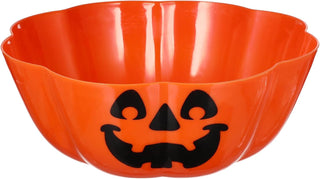 Awleynz Pumpkin Candy Bowl, Plastic Serving Dish, Orange
