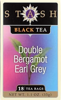 Double Bergamot Earl Grey Tea, 18 Bags by Stash Tea (Pack of 2)