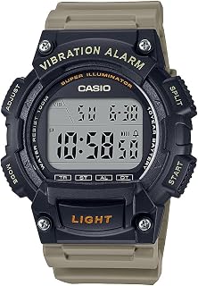 Casio W736H Series | Men’s Digital Watch | 1/100 SEC Stopwatch | Countdown Timer | Super Illuminator LED Light | 100 M Water Resistance | Daily Alarm | Auto Calendar | Dual Time | 10 Yr Battery