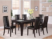 Era Collection Solid Wood 7-Piece Dining Set in Cherry Finish