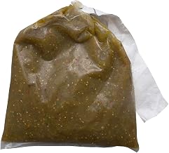 Naughty Chile Taqueria Green Salsa with Medium Heat from Tomatillos and Jalapenos, 10 Pound - 1 each.