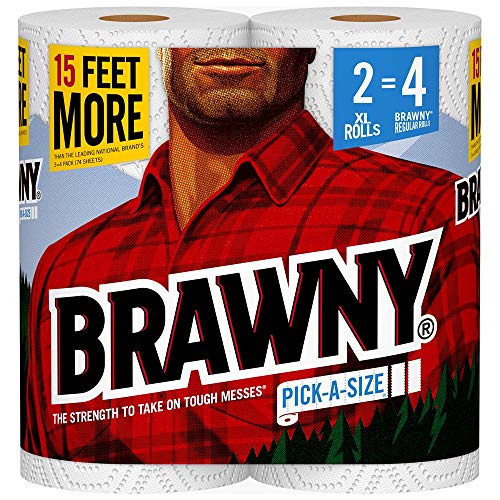 Brawny 6 Count (Pack of 2) / White / 12 Paper Towels