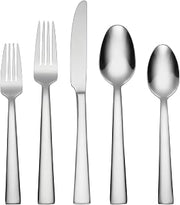 Oneida Madison Avenue 20 Piece Everyday Flatware, Service for 4, 18/0 Stainless Steel, Silverware Set
