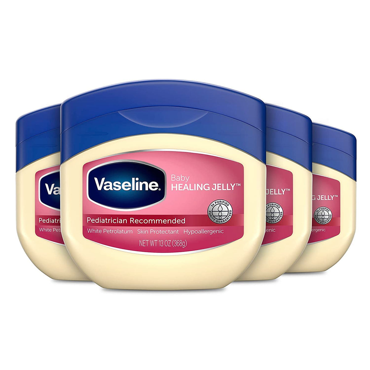 Vaseline 13 Ounce (Pack of 4) / Baby / White Lotions