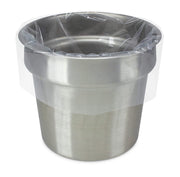 Disposable Pan Liners Fits 6 Qt. or 7 Qt. Steam Table Round Insets by PanSaver – Large, 7.0 quarts, Nylon Resin, Clear, Model 42011