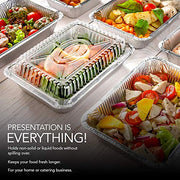 Stock Your Home 2 lb / 50 Pack / Silver Disposable Cookware