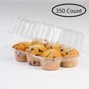Detroit Forming LBH6656 - 6 Count Deep Clear Hinged Cupcake/Muffin Container - 350 per case – Kitchen