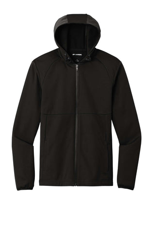 Unisex Hooded Soft Shell Jacket by SPORT-TEK – 4X-Large, Deep Black, Model ST980