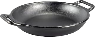 Lodge BOLD Pre-Seasoned Cast Iron Skillet, Loop Handles, 12 Inches