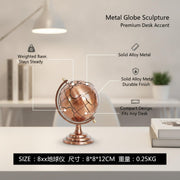 Globe Model by Generic – 3.15 x 3.15 x 4.72 in, Alloy, Red, Model Q2026P08L18M1910303E5WA3
