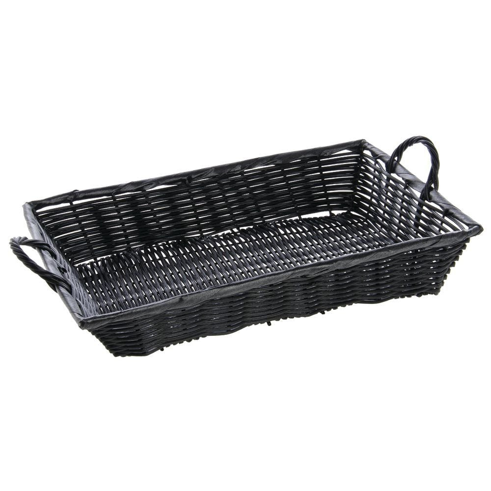 HUBERT Black / 16"Lx11"Wx3"H / Rustic Shelf Baskets