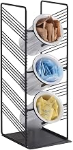 Portland Collection – Cylinder Display – 6.75W x 7.75D x 18.875H – Black Wire, Black Metal