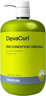 DevaCurl No-Poo Original Non-Lathering Cleanser for Rich Moisture and One Condition Original Rich Cream Conditioner