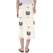 Cute Animal Emu Offwhite Women Midi Skirt for Women Beachy by BCFHRGT – Large, Polyester, Cute Animal Emu Offwhite, Model g552329013p980c1043s2369