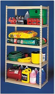 Tennsco Stur-D-Stor Shelving, Five-Shelf, 48w x 24d x 84h, Sand