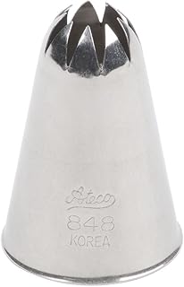 Stainless Steel Cake Decorating Closed Star Pastry Tube by Ateco, #848