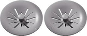 Elkay Quartz Perfect Drain 3-1/2" Removable Polymer Basket Strainer and Rubber Stopper Greystone - LKPDQSGS (Pack of 2)