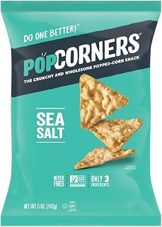 Popcorners Salt of the Earth, Popcorn Chips (5oz/12 Pack)