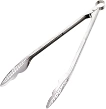 Cuisipro Stainless Steel Narrow Grill/Fry Tongs, 12-1/2-Inch