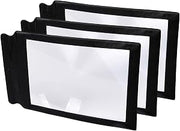 Learning Advantage CTU48123-3 Sheet Magnifier 8.7 x 5.5 Inches, 3/Pack
