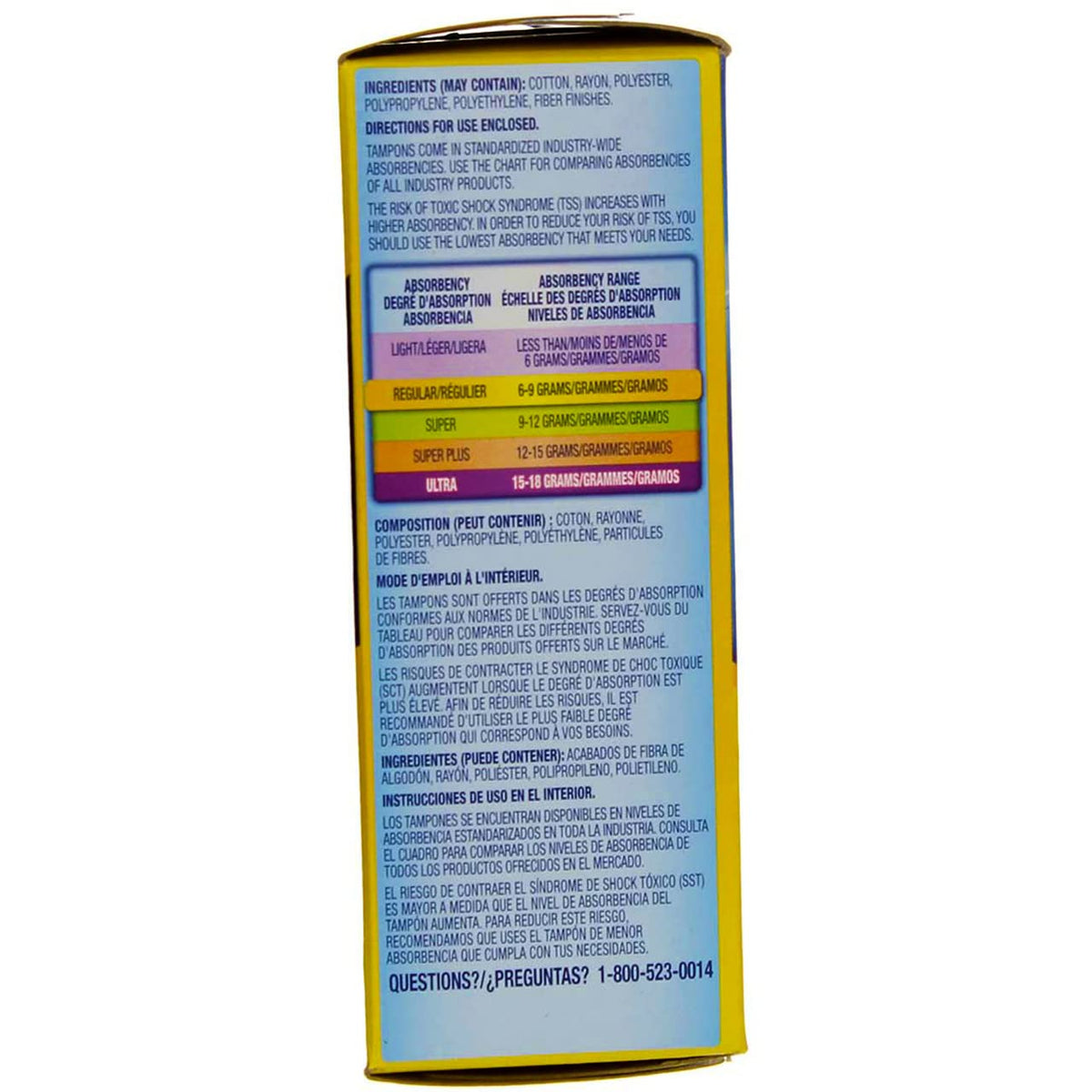 Cardboard Regular by Tampax – Cotton, Pack of 3, Model 646350