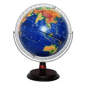 11. 8 Inch with Stand 3D Embossed 720° Rotating Globe Educational...(World Globe) by xdgFHsy – One Size, Resin, World Globe, Model xdgFHsy