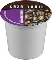 French Roast Caza Trail Single Cup Coffee, 96 Cup Case, 2.0 Compatible