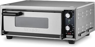 Waring Pizza Oven with 14" Pizza Deck & Single-Deck | Single-Deck, Ceramic Pizza Deck Fits a 14" Pizza, 280-600°F Temperature Control, 120V