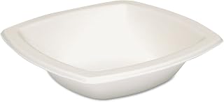 DART Bare Eco-Forward Sugarcane Dinnerware, 12oz, Bowl, Ivory, 125/Pk, 8 Pks/Ct