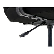 Global Industrial Drafting Stool by Sim Imports – Black, Model GF-81134H