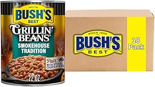 Bush’s Best Grillin’ Beans by Bush's Best – 22 Ounce (Pack of 18), Pack of 18
