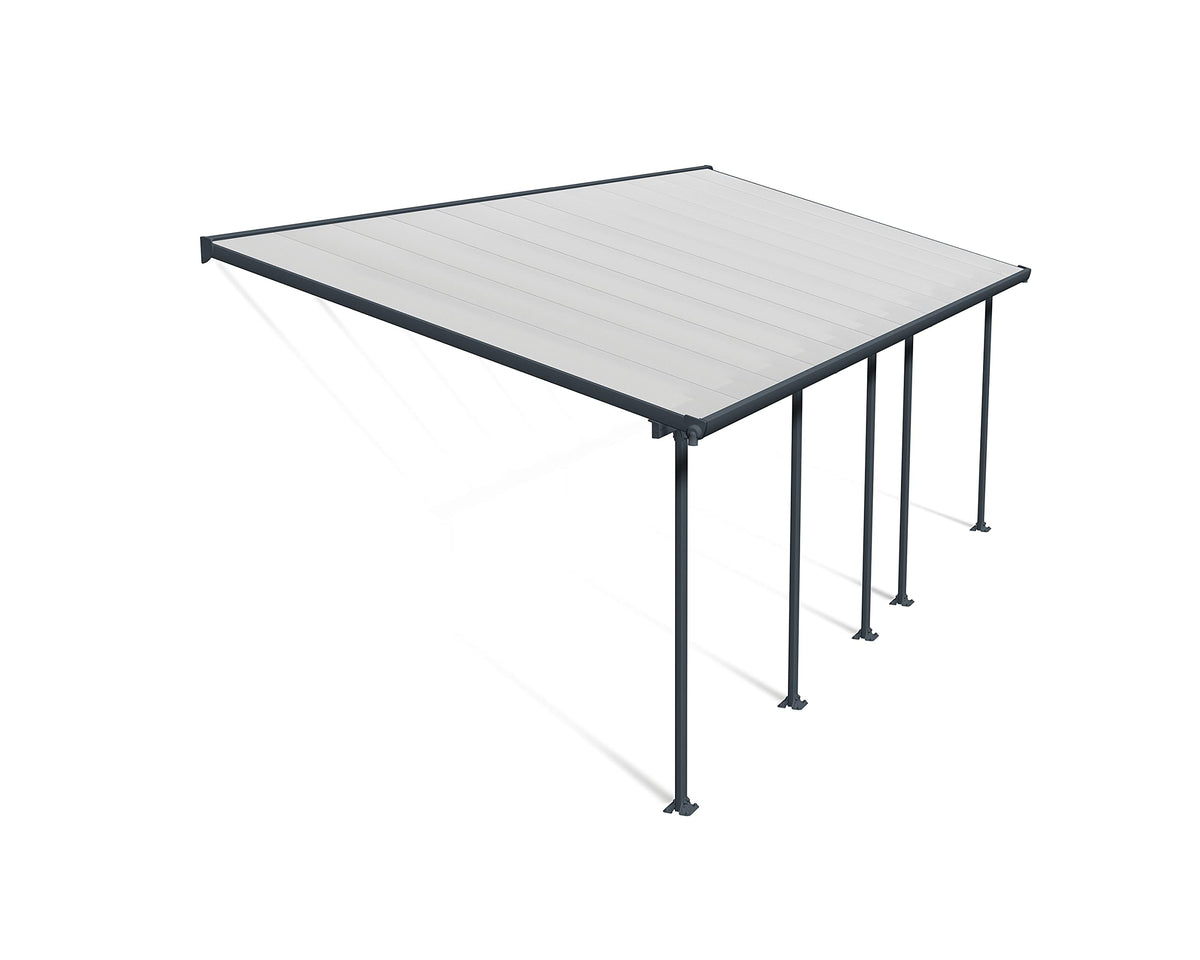 Palram Gray / 10' x 24' / Garden Awnings