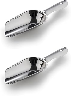 Royal Industries Stainless Steel Ice Scoop 5 Oz. (2 Scoops)
