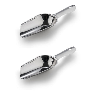Stainless Steel Ice Scoop 5 Oz. (2 Scoops) by Royal Industries – 6 Scoops, Stainless Steel, Steel, Pack of 2, Model ROY ICES 5