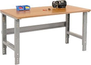 Global Industrial Adjustable Height Workbench C-Channel Leg, 48"W x 30"D