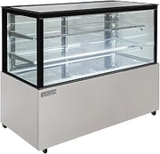 58 1/8" Full Service Bakery Case w/Straight Glass - (3) Levels by MOTAK – 63.39x33.07x51.97, In Description, Check Images, Model MCD59-2X